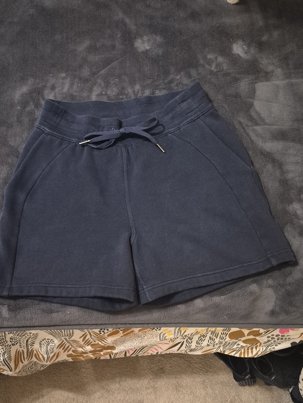 lululemon athletica Navy Drawstring Athletic Shorts